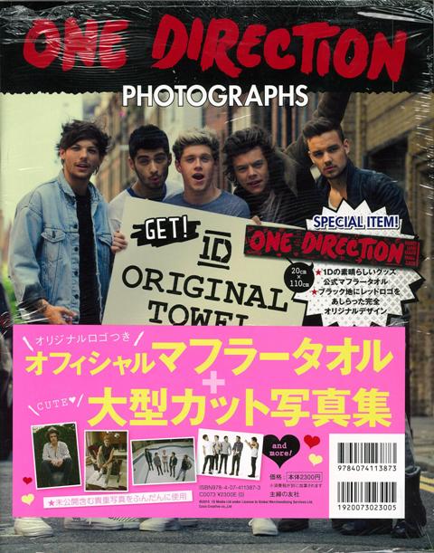 【バーゲン本】ONE　DIRECTION　PHOTOGRAPHS　オフィシャルマフラータオルつき