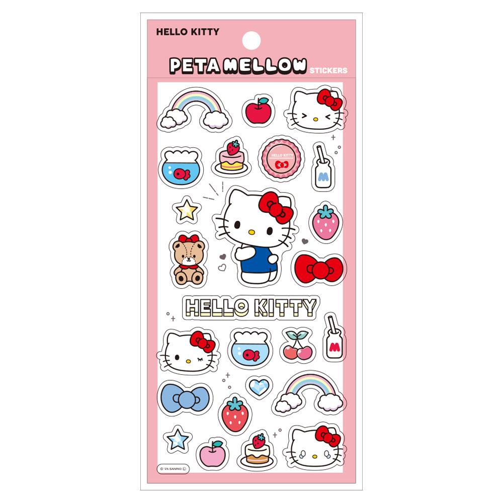 サンリオキャラクターズペタメロウステッカーズ　ペタペタステッカーズ／ハローキティ...