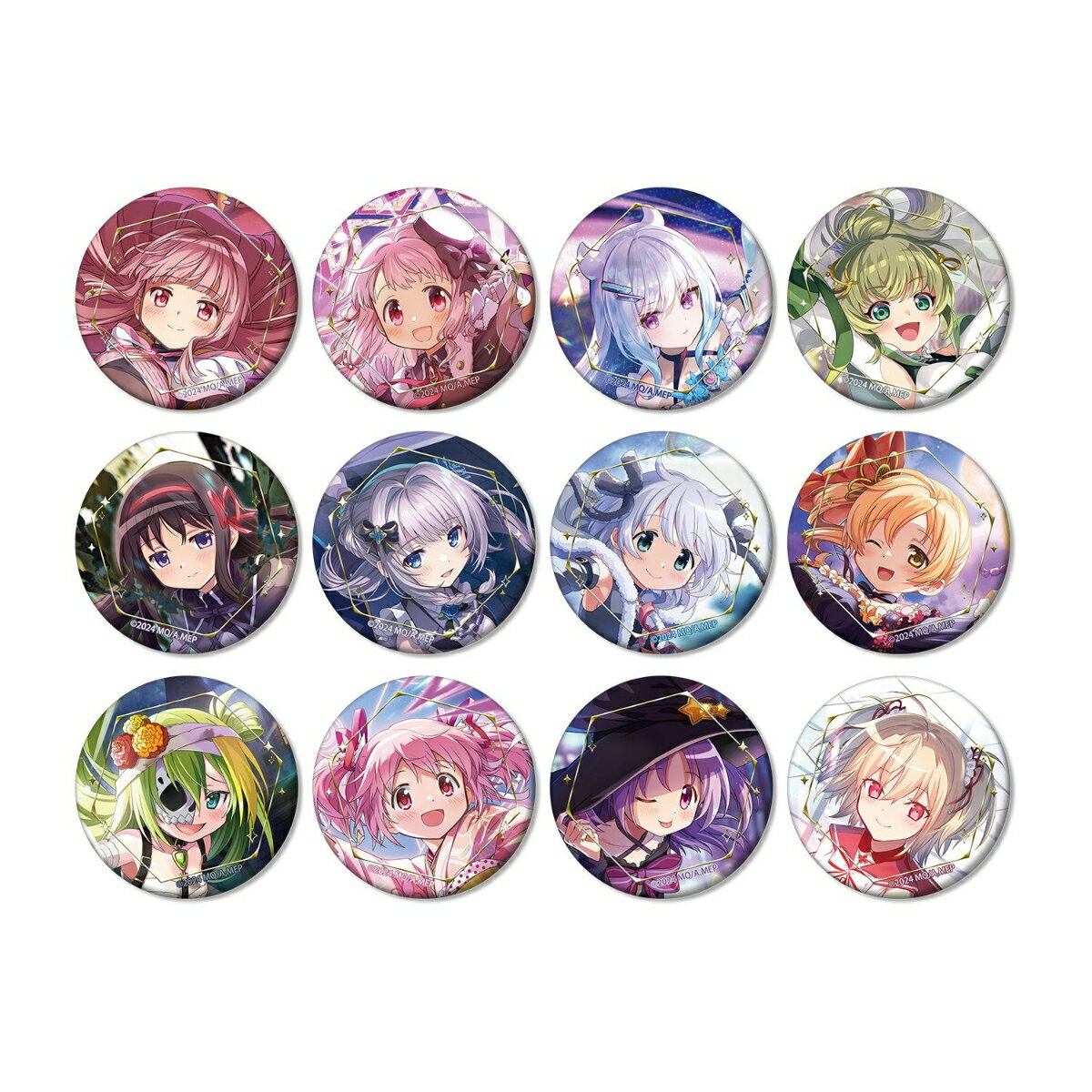 魔法少女まどか☆マギカ Magia Exedraトレーディングマットジュエリー缶バッジ(BOX＝12個)