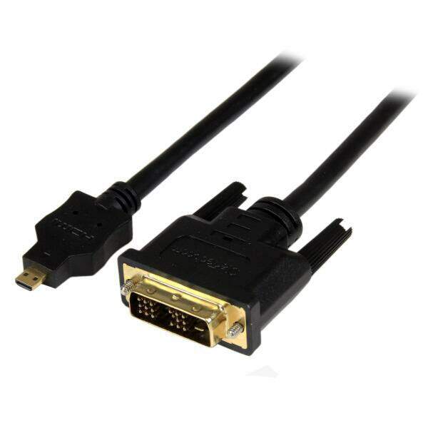 マイクロHDMI - DVI-D変換ケーブル 1m オス／オス