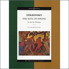 【輸入楽譜】ストラヴィンスキー, Igor: バレエ音楽「春の祭典」(1947年版): 大型スコア