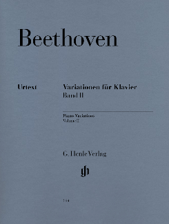 【輸入楽譜】ベートーヴェン, Ludwig van: 変奏曲集 第2巻/原典版/Schmidt-Gorg編/Georgii運指