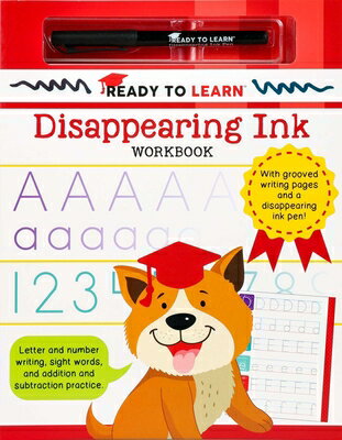 Ready to Learn Disappearing Ink Workbook: With Grooved Writing Pages and a Disappearing Ink Pen! Let