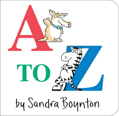 A variety of humorous animal characters introduce the letters of the alphabet.