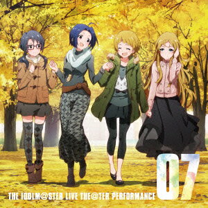 (ゲーム・ミュージック)ジ アイドルマスター ライブ シアター パフォーマンス 07 発売日：2013年10月30日 予約締切日：2013年10月23日 THE IDOLM@STER LIVE THE@TER PERFORMANCE 07 JAN：4540774153176 LACAー15317 (株)バンダイナムコアーツ (株)バンダイナムコアーツ [Disc1] 『THE IDOLM@STER LIVE THE@TER PERFORMANCE 07』／CD アーティスト：三浦あずさ(CVたかはし智秋)／篠宮可憐(CV近藤唯) ほか 曲目タイトル： 1.765ライブシアター開幕!〜1週間前 (ドラマパート1)[5:35] 2.765ライブシアター開幕! (ドラマパート2)[5:50] 3.マイペース☆マイウェイ[4:15] 4.ステージパフォーマンス〜福田のり子の場合〜 (ドラマパート3)[8:24] 5.君想いBirthday[4:36] 6.ステージパフォーマンス〜高山紗代子の場合〜 (ドラマパート4)[6:37] 7.ちいさな恋の足音[4:54] 8.ステージパフォーマンス〜篠宮可憐の場合〜 (ドラマパート5)[2:14] 9.嘆きのFRACTION[4:29] 10.ステージパフォーマンス〜三浦あずさの場合〜 (ドラマパート6)[3:44] 11.カワラナイモノ[5:00] 12.楽屋トーク (ボーナスドラマ)[3:40] CD アニメ ゲーム音楽