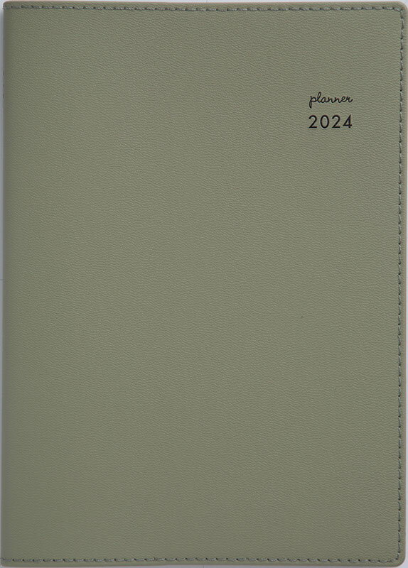 2024年 手帳 1月始まり No.364 リラクレール 4 [セージ]高橋書店 B6判 マンスリー
