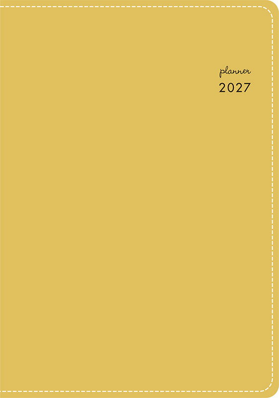 2027年 手帳 1月始まり No.365 リラクレール 5 月曜始まり [ターメリック]高橋書店 B6判 マンスリー