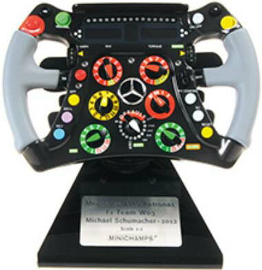MINICHAMPS 1/2 シテアリングホイール メルセデス AMG ペトロナス F1 チーム W03 ミハエル・シューマッハ 2012 【251120007】 (ミニカー)