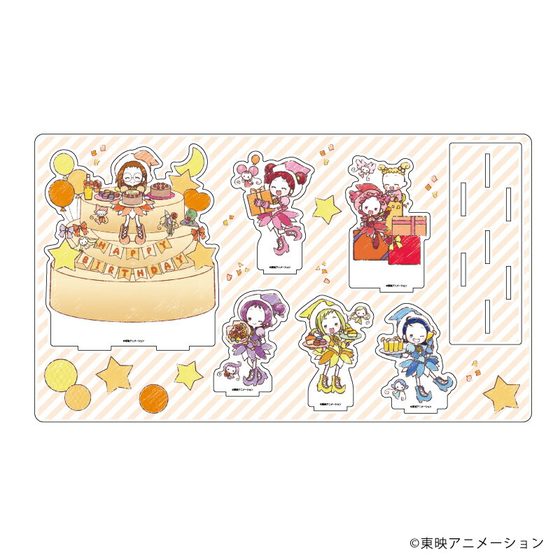 プレミアム アクリルジオラマプレート「も〜っと!おジャ魔女どれみ」03/集合デザイン(グラフアート)【グッズ】