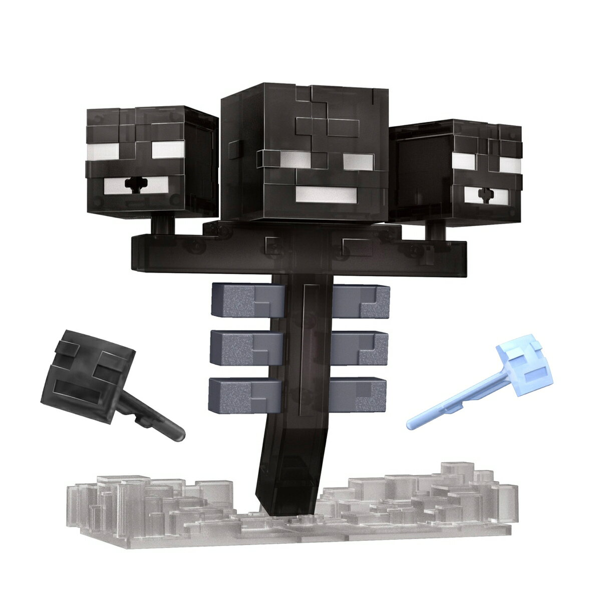 マテル マインクラフト(MINECRAFT)　ウィザー フィギュア ひかる！サウンド＆発射ギミック 約16.6cm 6歳から ブラック JMP71