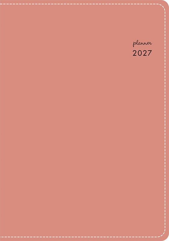 2027年 手帳 1月始まり No.366 リラクレール 6 月曜始まり [ピンクソルト]高橋書店 B6判 マンスリー