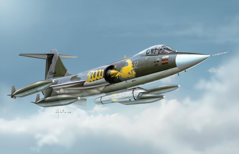 イタレリ 1/72 F-104G スターファイター 【IT1296】 (プラモデル)
