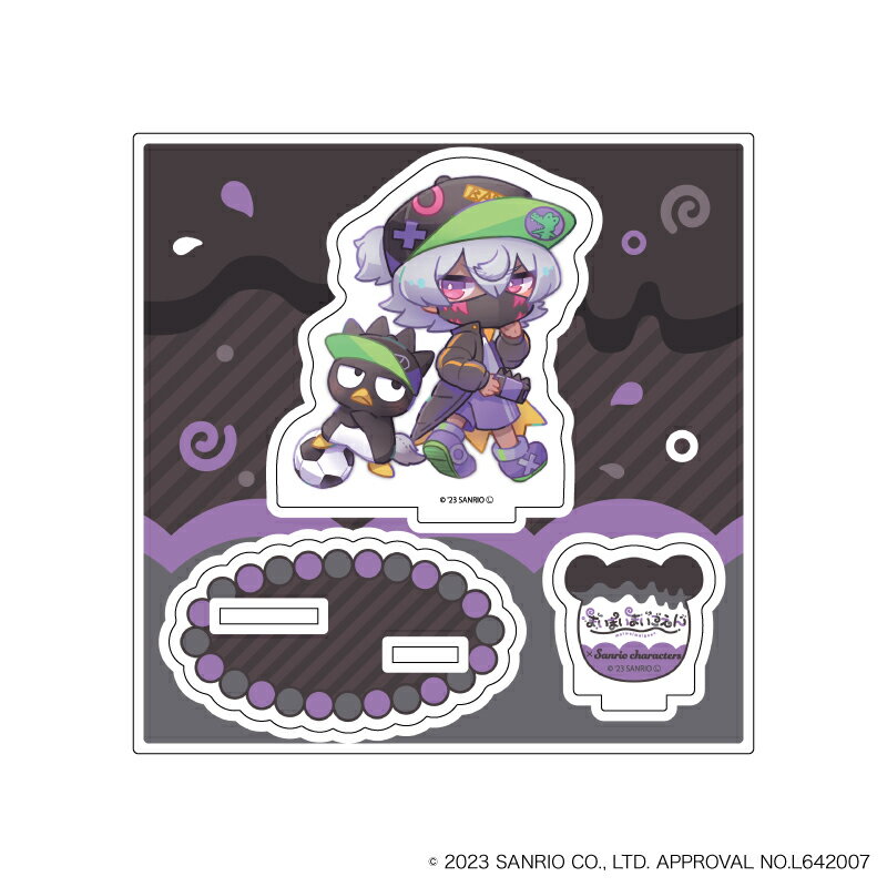 アクリルフィギュアプレート「まいまいまいごえん」05/ハヤテ×バッドばつ丸(ミニキャライラスト)【グッズ】