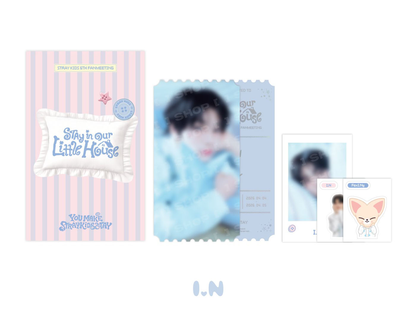 [6TH FANMEETING [STAY in Our Little House] MD] SPECIAL TICKET SET (I.N Ver.)