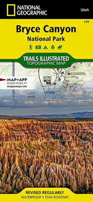 Bryce Canyon National Park Map MAP-BRYCE CANYON NATL PARK MAP （National Geographic Trails Illustrated Map） [ National Geographic Maps ]