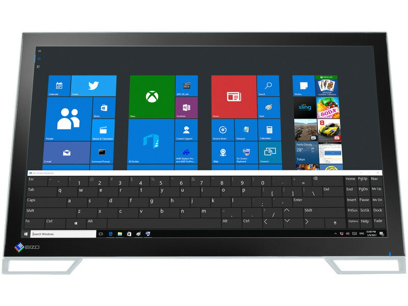 58cm（23.0）型タッチパネル装着カラー液晶モニター DuraVision FDF2382WT-AL ブラック