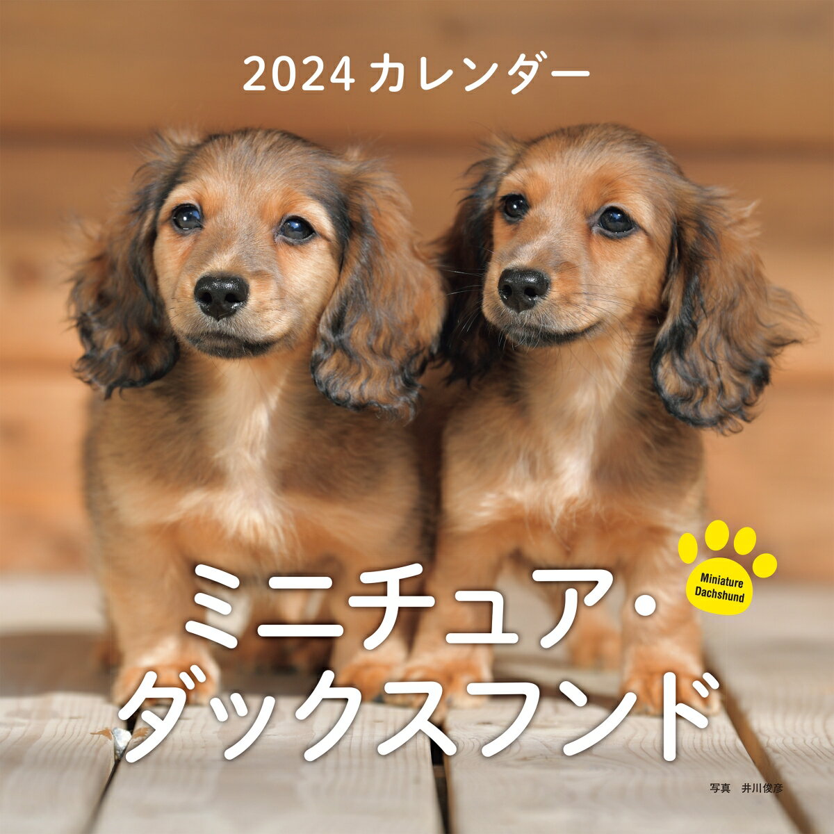 2024年カレンダー ミニチュア・ダッ