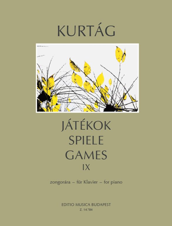 【輸入楽譜】クルターグ, Gyorgy: ピアノのための遊び 第9巻