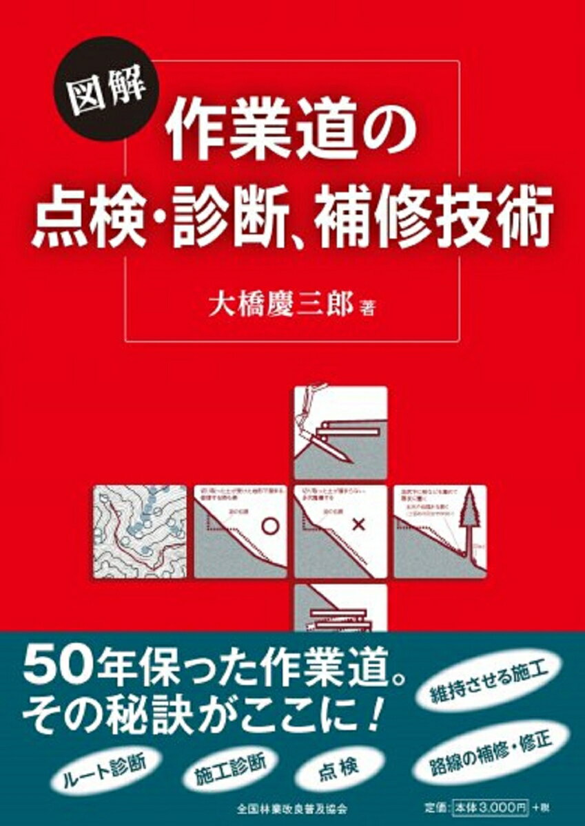 図解　作業道の点検　診断　補修技術