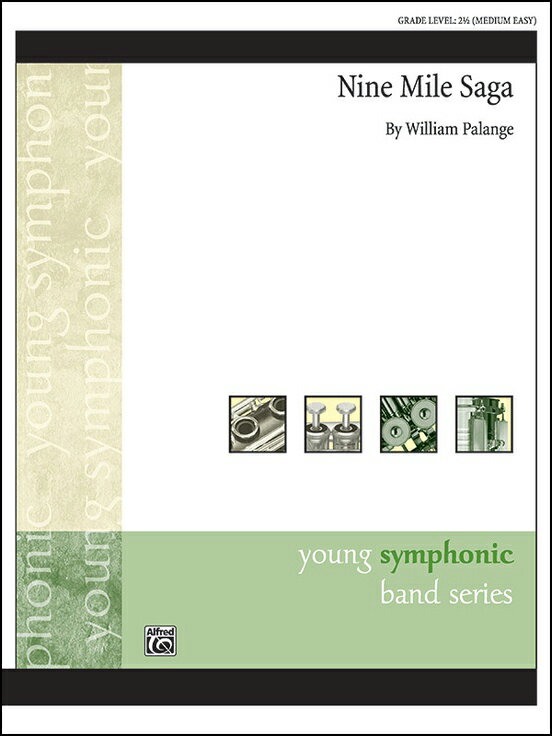 【輸入楽譜】パラーンジェ, William: ナイン・マイル・サーガ: スコアとパート譜セット [ パラーンジェ, William ]