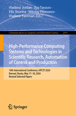 High-Performance Computing Systems and Technologies in Scientific Research, Automation of Control an