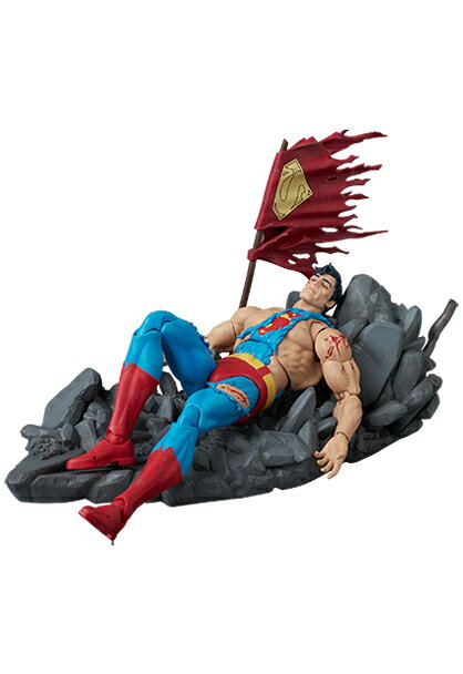 ●『SUPERMAN : THE DEATH OF SUPERMAN』よりMAFEX SUPERMANが登場！
●頭部パーツ3種／ジオラマタイプベース／布製マント／ヒートビジョンエフェクトエフェクトパーツ／可動式フィギュアスタンド付属！

※MAFEX DOOMSDAY (THE DEATH OF SUPERMAN)は別売りです。
※監修中のサンプルを撮影しております。
発売商品とは一部異なる場合がございます。

SUPERMAN and all related characters and
elements (C) & TM DC. (s26)

・ホビー系商品についての諸注意
メーカー都合により発売の大幅な延期が発生する可能性がございます。
予約商品についてはメーカーから順次入荷次第の発送となります。メーカー公表の発売日とは異なる場合がございますのでご了承ください。【対象年齢】：17歳以上【商品サイズ (cm)】(高さ）：16