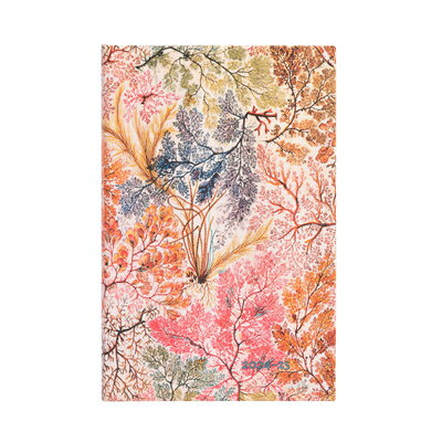 Paperblanks 2024-2025 Weekly Planner Anemone William Kilburn 18-Month Maxi Vertical Elastic Band..