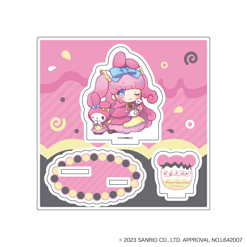 アクリルフィギュアプレート「まいまいまいごえん」09/マリア×マイメロディ(ミニキャライラスト)【グッズ】