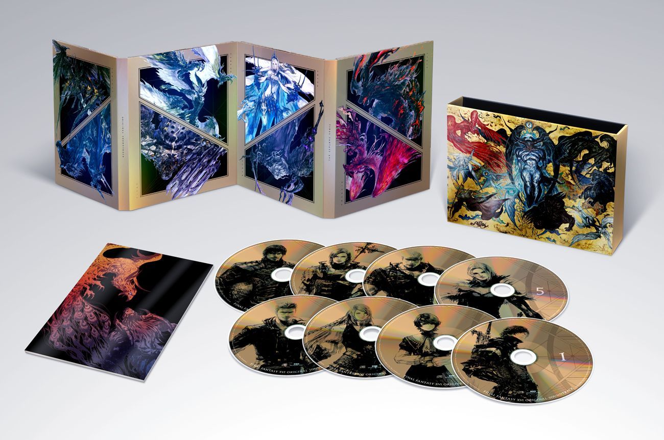 【楽天ブックス限定配送BOX】【楽天ブックス限定先着特典】FINAL FANTASY XVI Original Soundtrack Ultimate Edition (8CD)(ミニステッカー(絵柄：召喚獣 / フェニックス ))