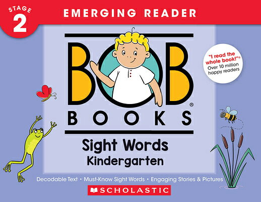 Bob Books - Sight Words Kindergarten Hardcover Collection of 10 Stories Decodable Phonics Stories, A BOB BKS - SIGHT WORDS KINDERGA （Bob Books） 