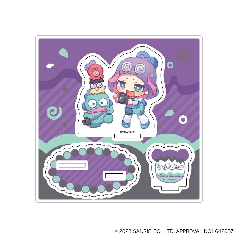 アクリルフィギュアプレート「まいまいまいごえん」11/マドカ×ハンギョドン(ミニキャライラスト)【グッズ】