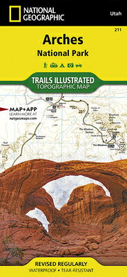 Arches National Park Map MAP-ARCHES NATL PARK MAP 2022/ （National Geographic Trails Illustrated Map） [ National Geographic Maps - Trails Illust ]