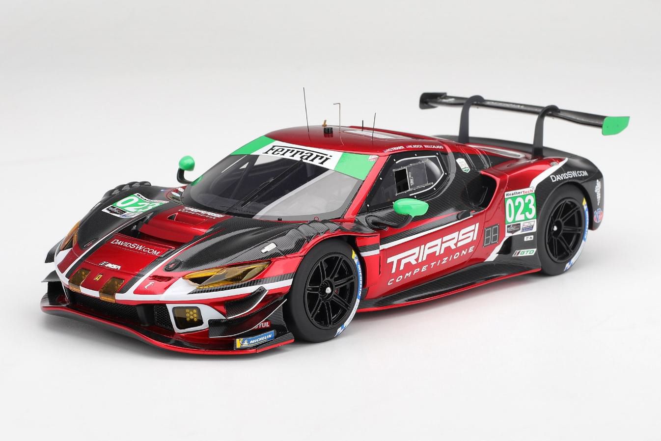 BBR COMPETITION 1/18 フェラーリ 296 GT3 IMSA プチ・ル・マン 2025 #023 Triarsi Competizione 【CS18023】 (ミニカー)