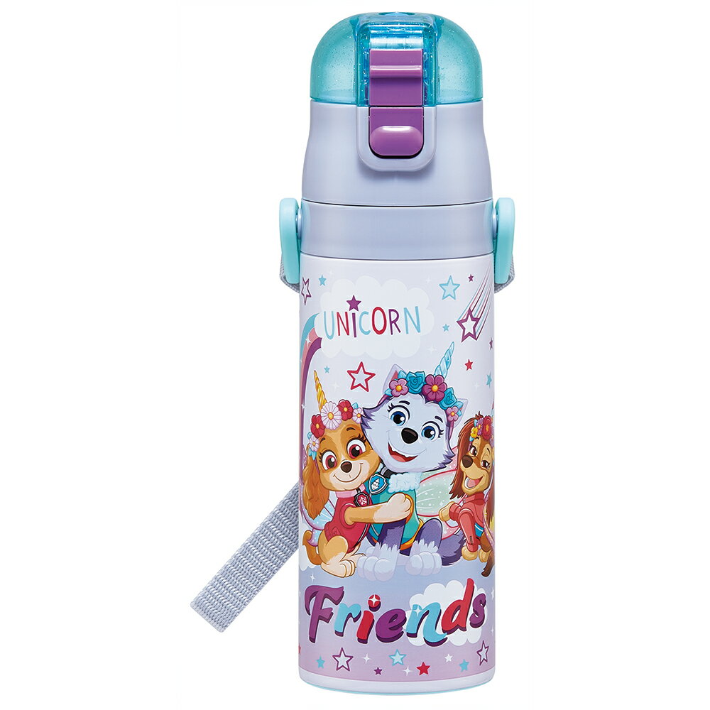 パウ・パトロール パウパト ユニコーン　　水筒 子供 真空ステンレス 保冷 ボトル 直飲み 470ml