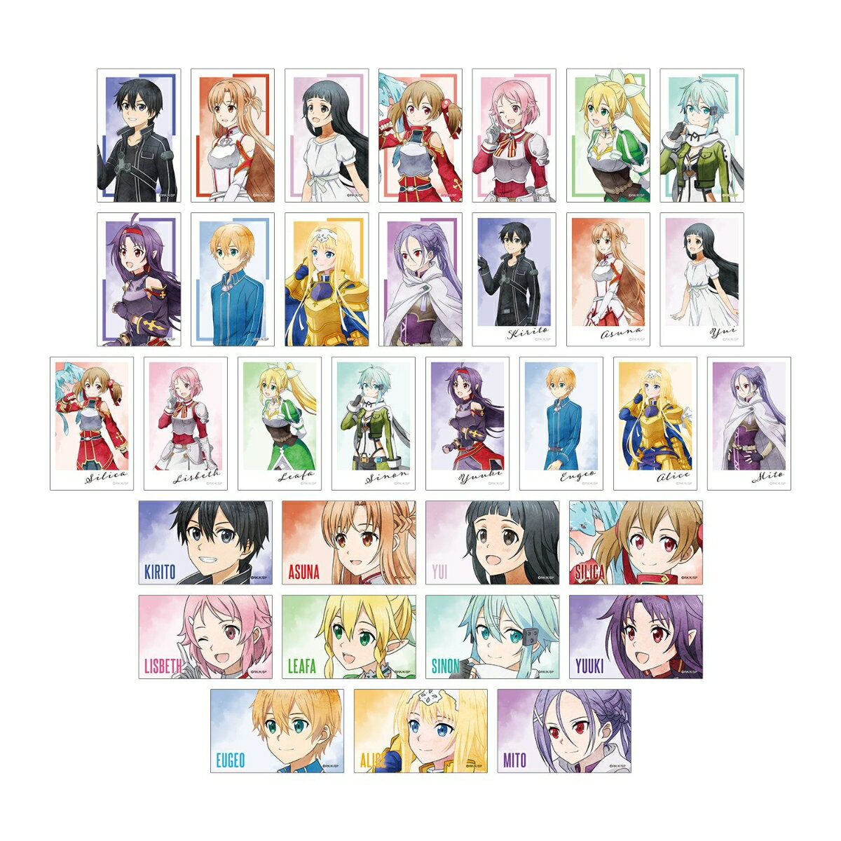 ソードアート・オンライン描き下ろし 歩みver. トレーディングイラストカード(BOX＝33個)