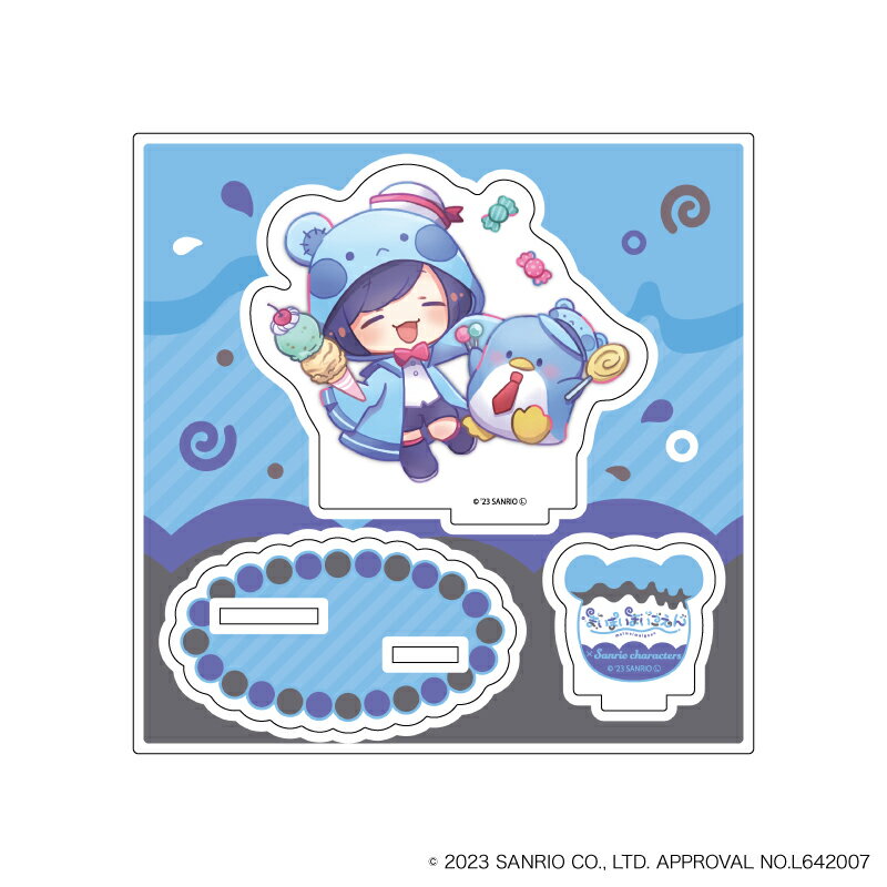 アクリルフィギュアプレート「まいまいまいごえん」14/ワタル×タキシードサム(ミニキャライラスト)【グッズ】