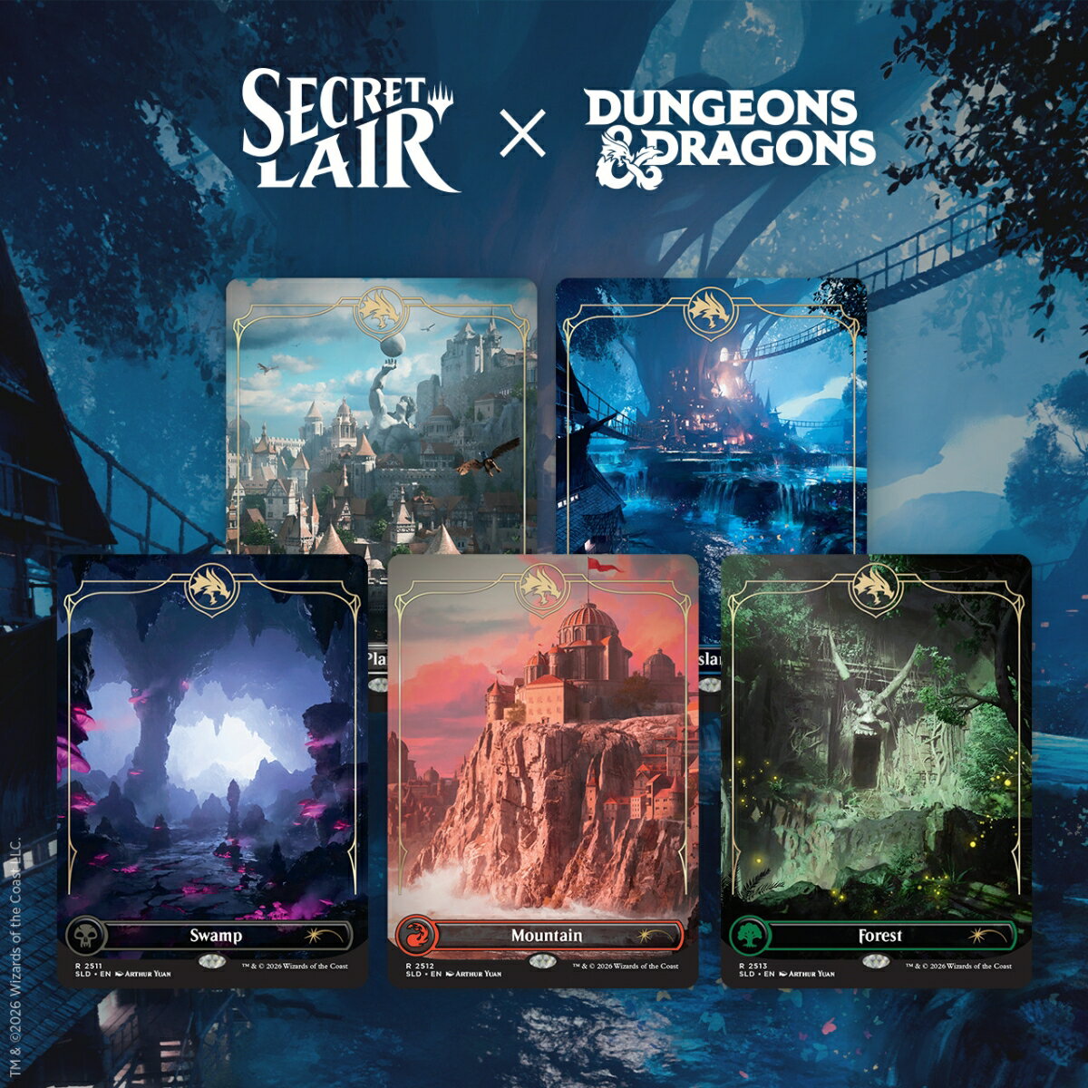 マジック：ザ・ギャザリング Secret Lair Roll for Initiative Superdrop Secret Lair x Dungeons ＆ Dragons(R): Lands of the Forgotten Realms【クレジットカード決済限定】