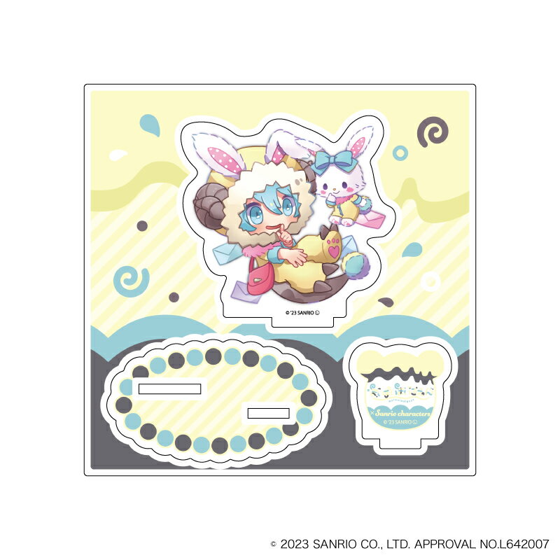 アクリルフィギュアプレート「まいまいまいごえん」15/ダイヤ×ウィッシュミーメル(ミニキャライラスト)【グッズ】