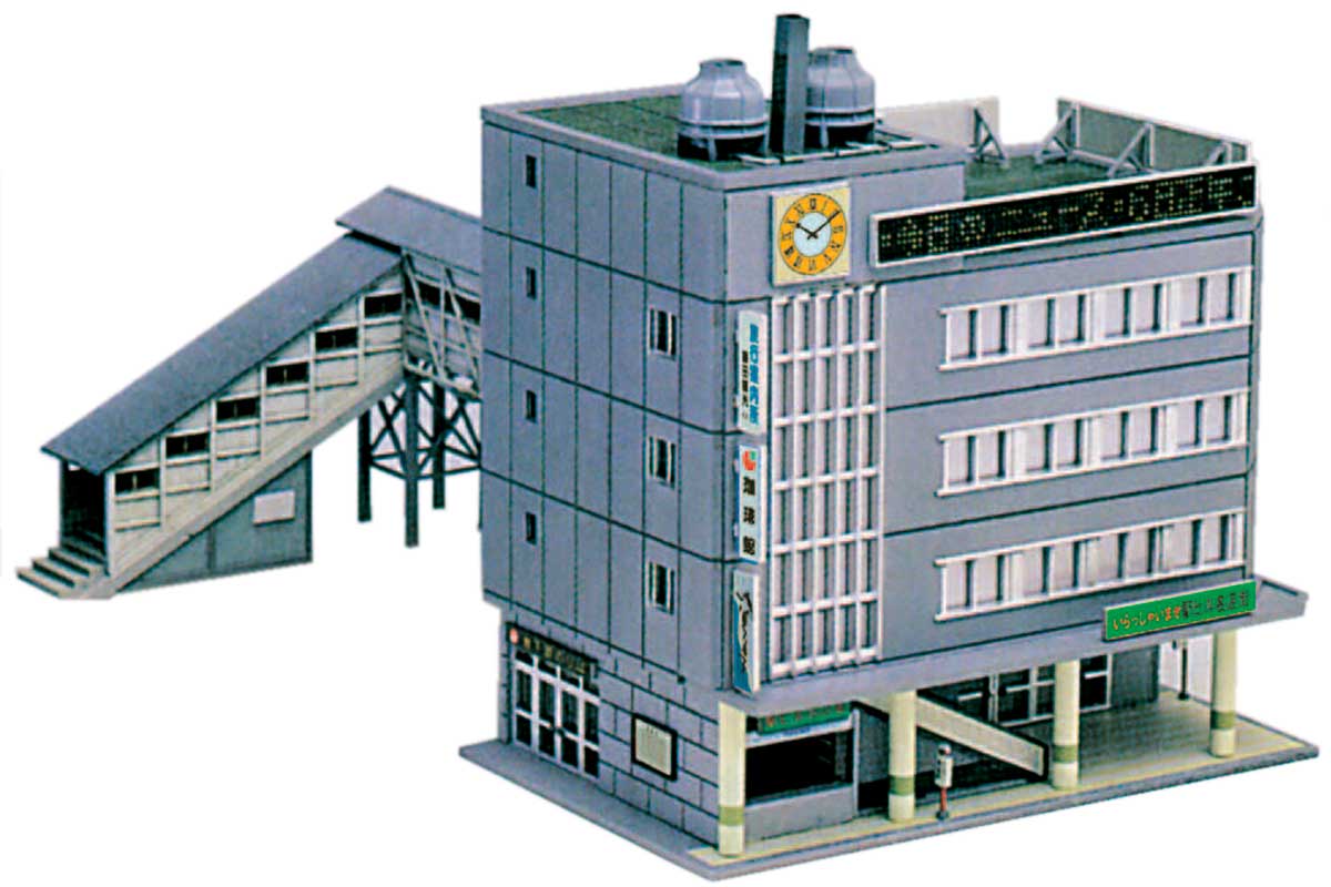 未塗装ストラクチャー 車上駅 【2133】