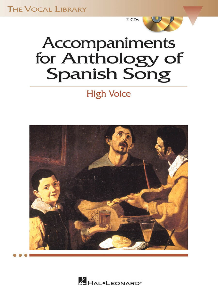 【輸入楽譜】スペイン歌曲集(高声用): 伴奏用CD2枚組