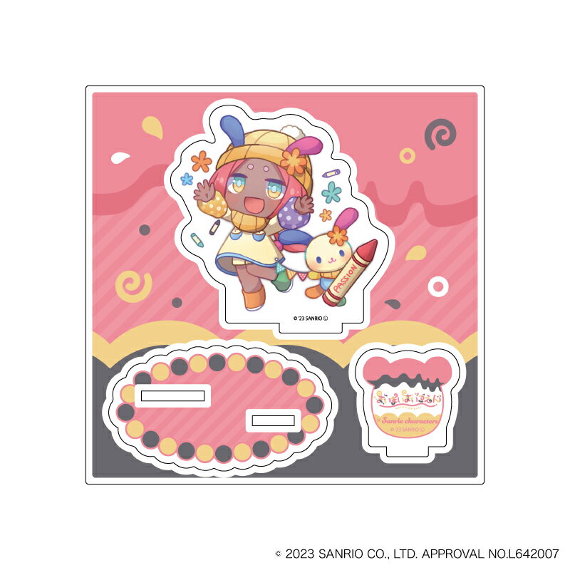 アクリルフィギュアプレート「まいまいまいごえん」16/アキ×ウサハナ(ミニキャライラスト)【グッズ】