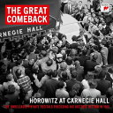 ピアノ・コンサートvalue 発売日：2019年08月23日 Vladimir Horowitz : The Great Comeback ー at Carnegie Hall 1965 & 1966 (15CD) JAN：0190759353325 19075935332 Sony Classical *cl* CD クラシック 器楽曲 輸入盤