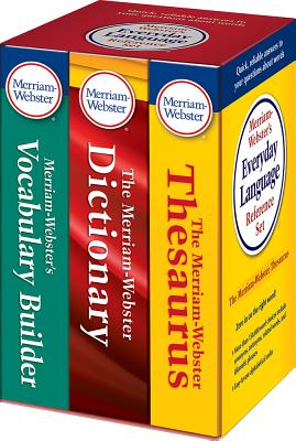 Merriam-Webster's Everyday Language Reference Set: Includes: The Merriam-Webster Dictionary, the Mer BOXED-MERM WEB EVERYDAY LAN 3V 