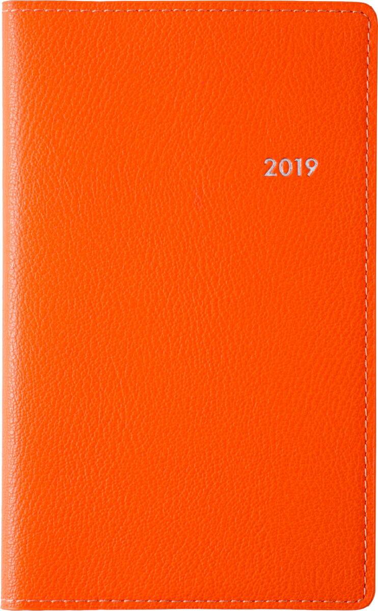 2019年版 1月始まり No.333 T’beau（ティーズビュー）日曜始まり6 マンダリンオレンジ