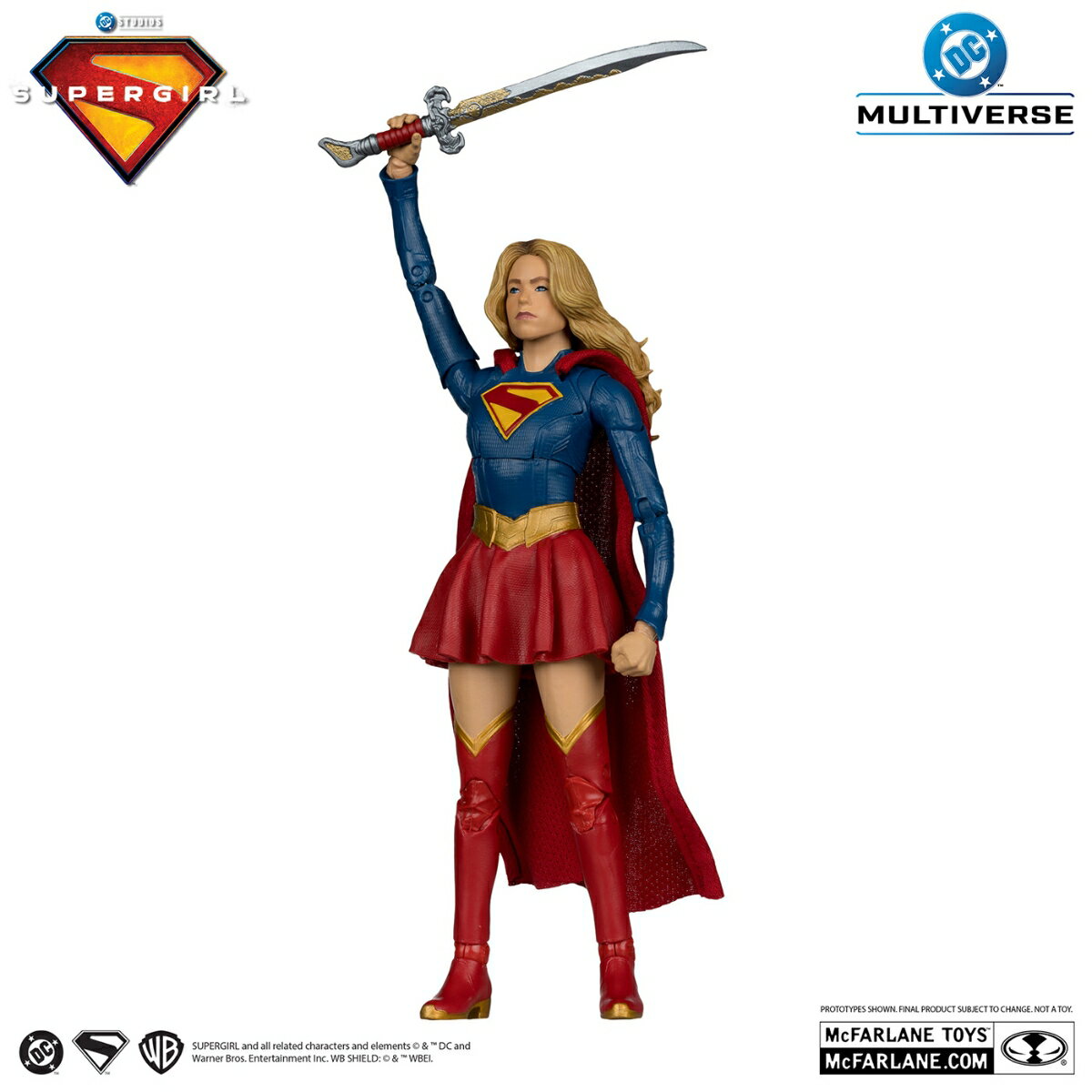 『DC』 【DCマルチバース】 7インチ・アクションフィギュア「デラックス・シアトリカル・エディション」スーパーガール＆ベイビー・クリプト［映画『スーパーガール（2026）』］ (フィギュア)