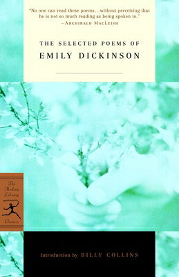 Emily Dickinson lived as a recluse in Amherst, Massachusetts, dedicating herself to writing a "letter to the world"--the 1,775 poems left unpublished at her death in 1886. Today, Dickinson stands in the front rank of American poets. This enthralling collection includes more than four hundred poems that were published between Dickinson's death and 1900. They express her concepts of life and death, of love and nature, and of what Henry James called "the landscape of the soul." And as Billy Collins suggests in his Introduction, "In the age of the workshop, the reading, the poetry conference and festival, Dickinson reminds us of the deeply private nature of literary art.