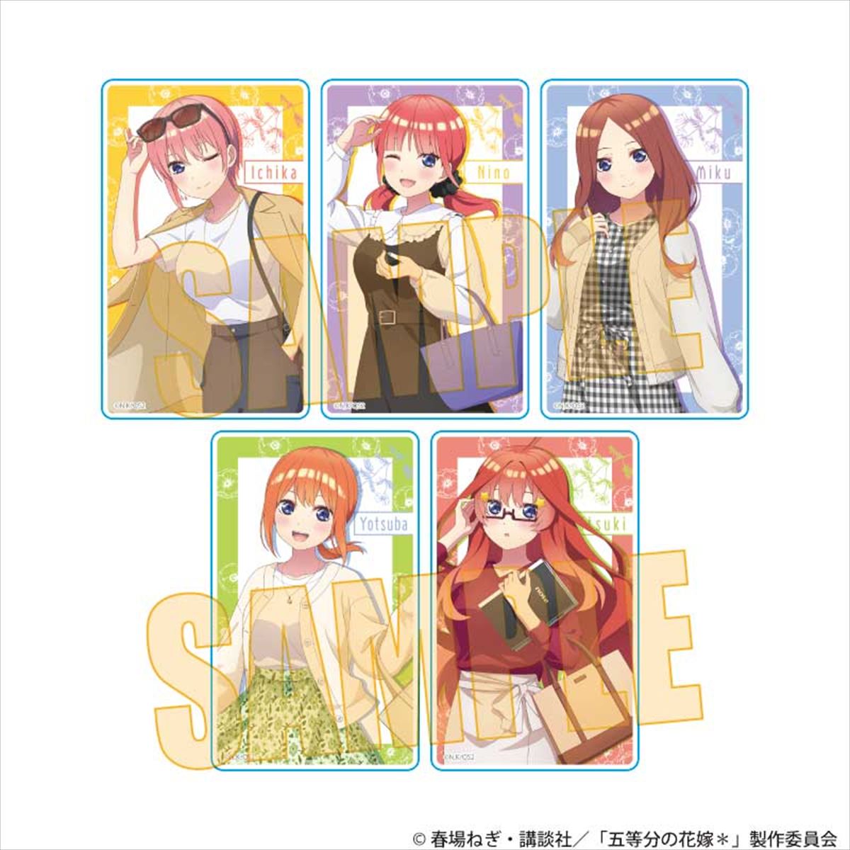 五等分の花嫁* トレーディングアクリルカード 5年後も五つ子はずっといっしょver．