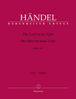 【輸入楽譜】ヘンデル, Georg Friedrich: 主はわが光 HWV 255/原典版/Hendrie編: 指揮者用大型スコア