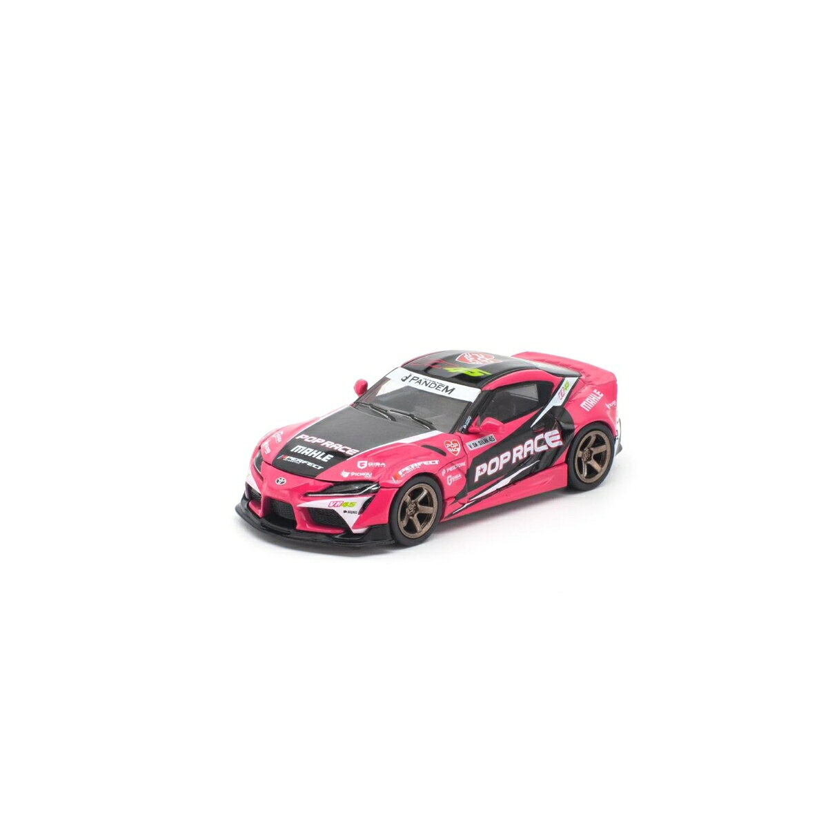 POP RACE 1/64 パンデム GRスープラ FDJ2 ヴァレンティーナ・ピアズ 【PR640547】 (ミニカー)