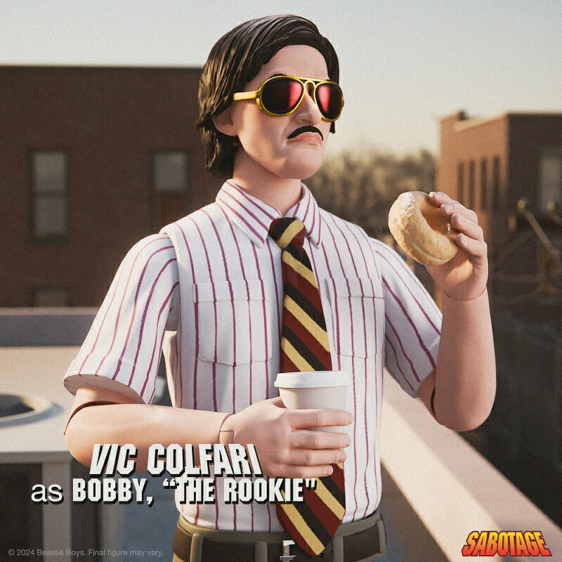 『BEASTIE BOYS ビースティ・ボーイズ』 サボタージュ: ヴィック・コルファリ (Bobby, “The Rookie”) as アドロック アルティメイト 7インチ アクションフィギュア